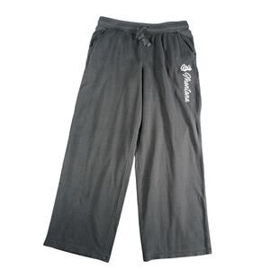 Montana Grizzlies Sweatpants Unisex Men Large Gray Rivalry Threads Wide Leg NWT